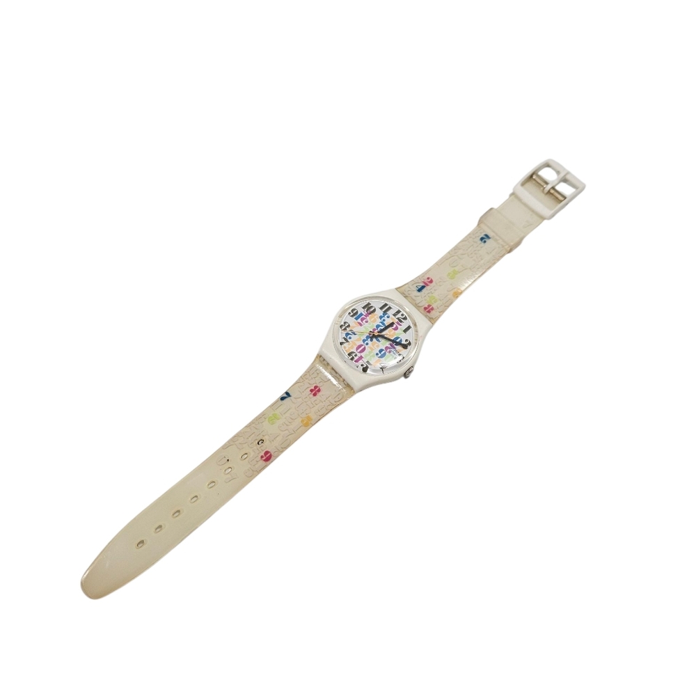 Swatch “Lots of Numbers” SUJK700 – White Multicolor – Swiss Made
